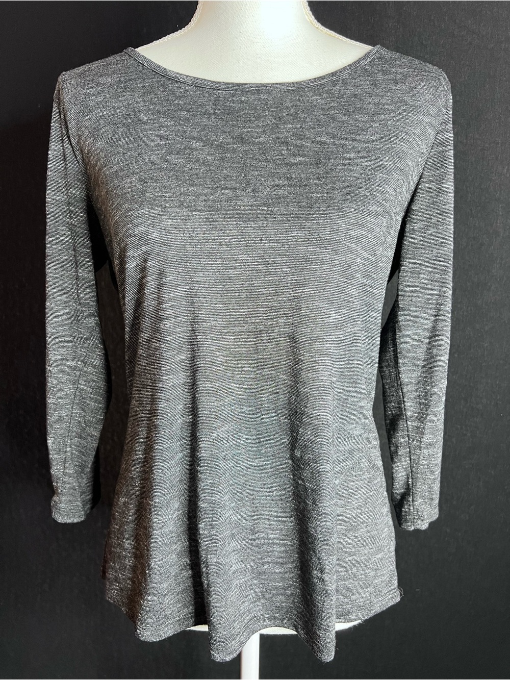 RBX Heather Gray Long Sleeve Scoop Neck Tunic Dress